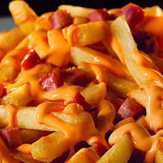 Fritas C/  Chedar e Bacon -P